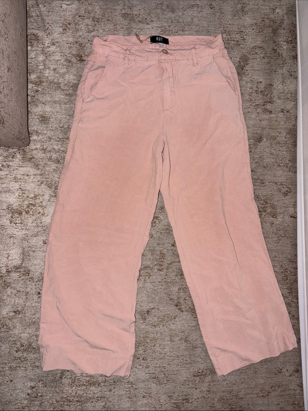 Kut from the Kloth Blush Pink Wide-Leg Pants